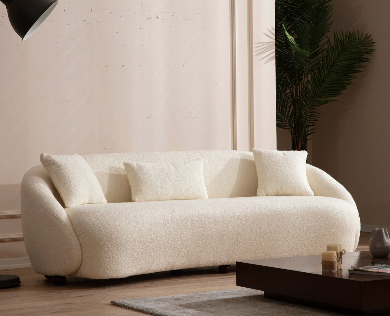 Canapea 3 locuri, Atelier del Sofa, 859FTN2044, Crem - imagine 7